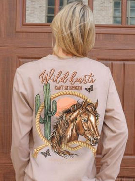 Simply Southern Long Sleeve Shirt- Wildheart Horse