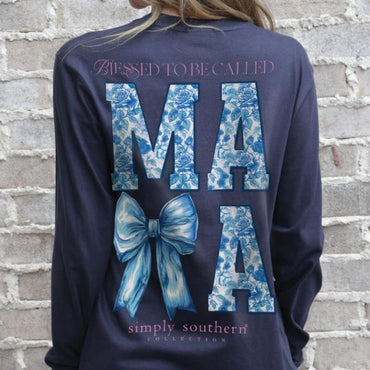 Simply Southern Long Sleeve Shirt- Bow Mama