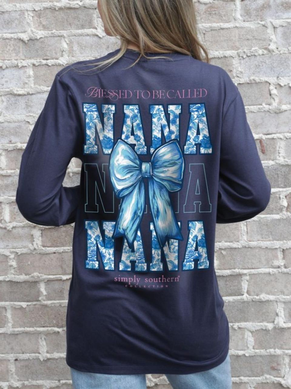 Simply Southern Long Sleeve Shirt- Bow Nana