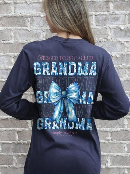 Simply Southern Long Sleeve Shirt- Bow Grandma