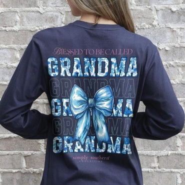 Simply Southern Long Sleeve Shirt- Bow Grandma