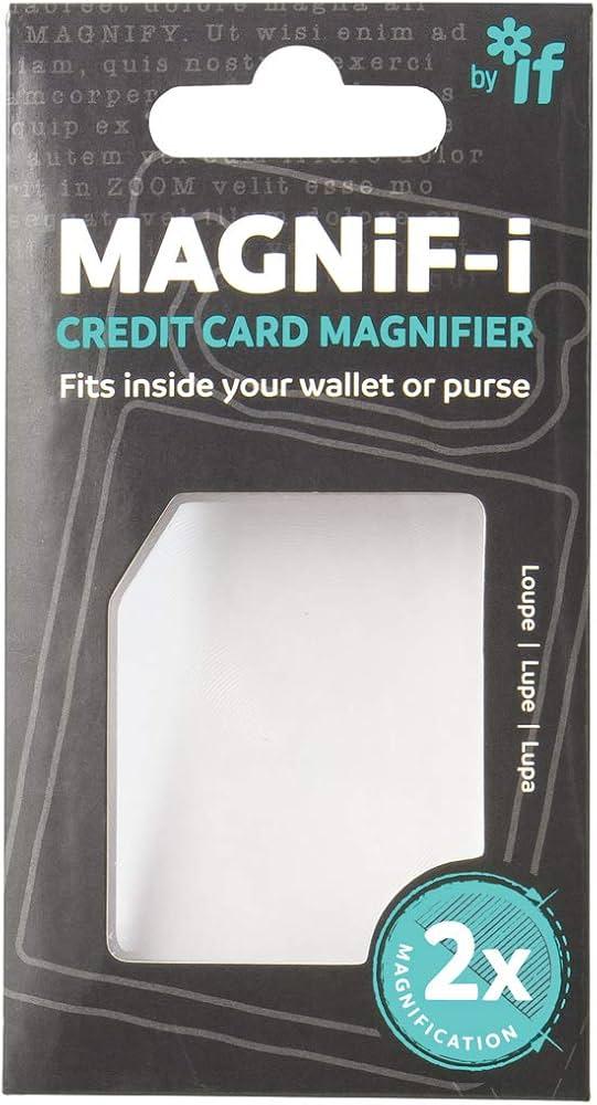 Magnif-i Credit Card Magnifier