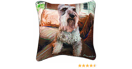 Schnauzer 18" Pillow