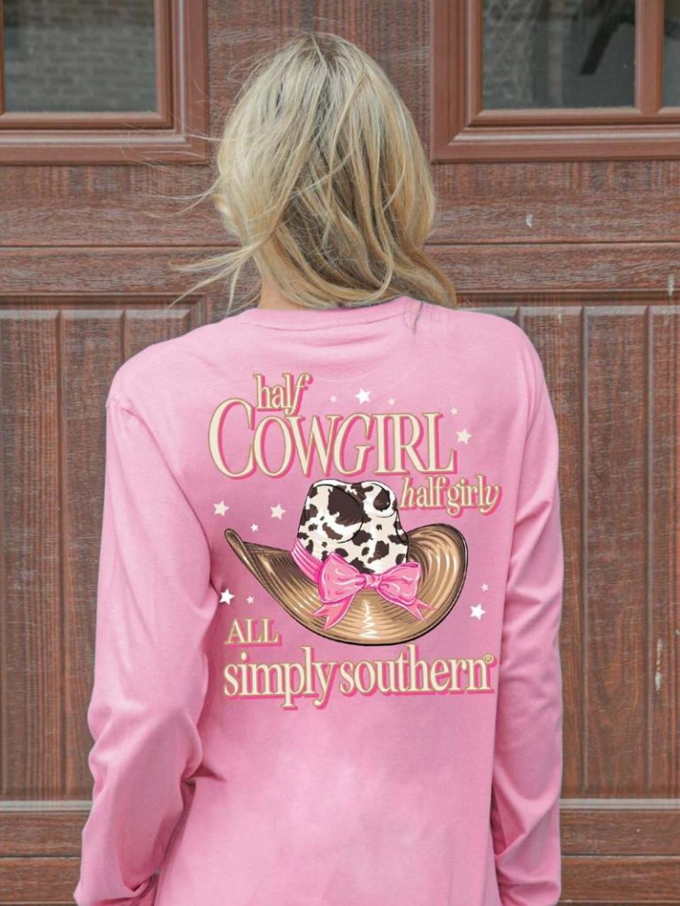 Simply Southern Long Sleeve shirt- Girly Cowgirl Hat