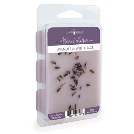 2.5oz Artisan Wax Melt Lavender & White Sage