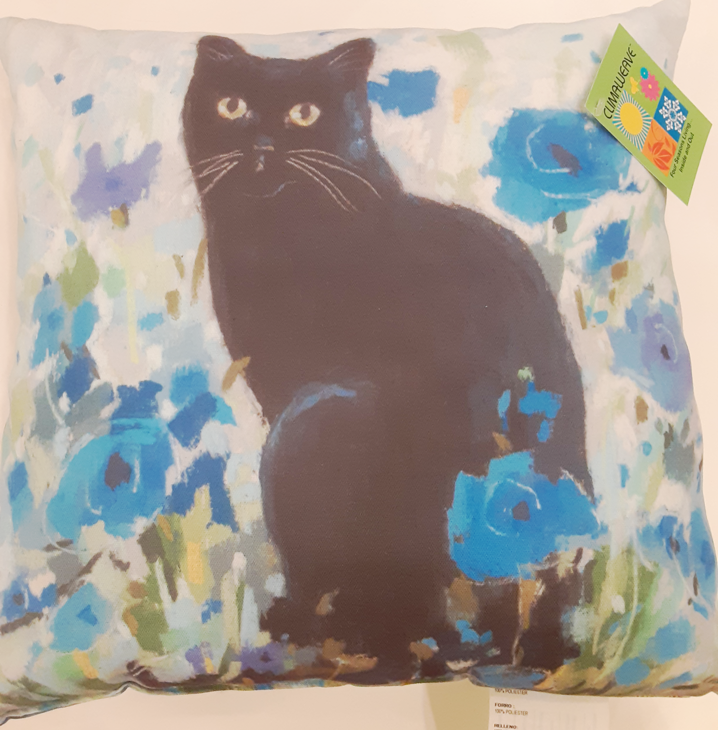 Blueming Cat Pillow 18"