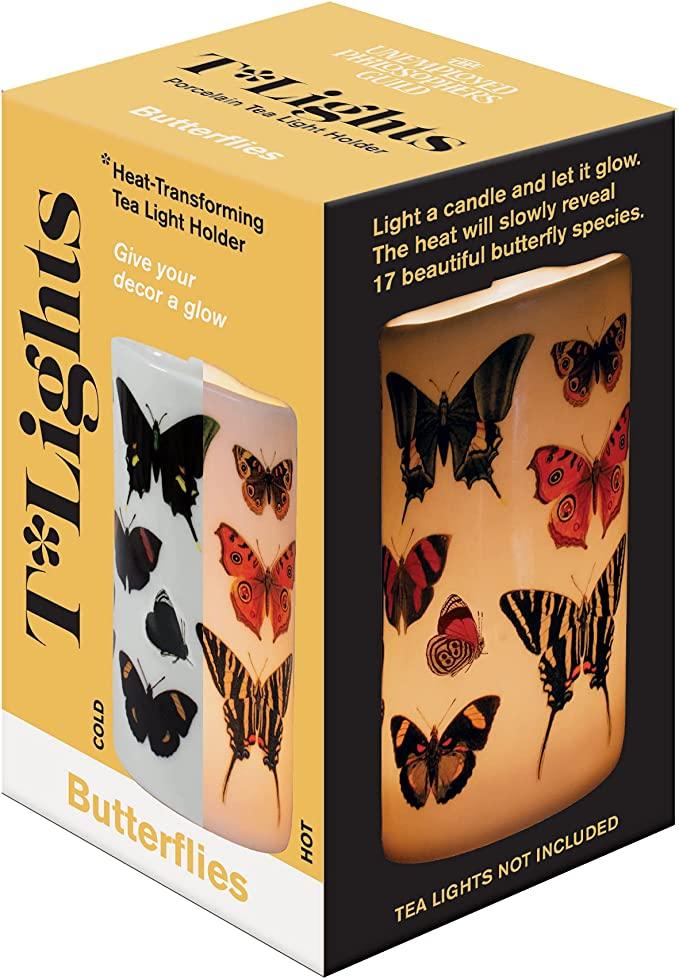 Butterflies Heat Changing Tealight Holder