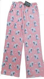 Bichon Frise Pajama Bottoms