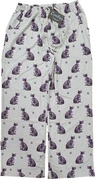 Silver Tabby Pajama Bottoms