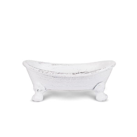 Iron White Bathtub Soap Dish