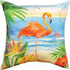 Flora the Flamingo Pillow