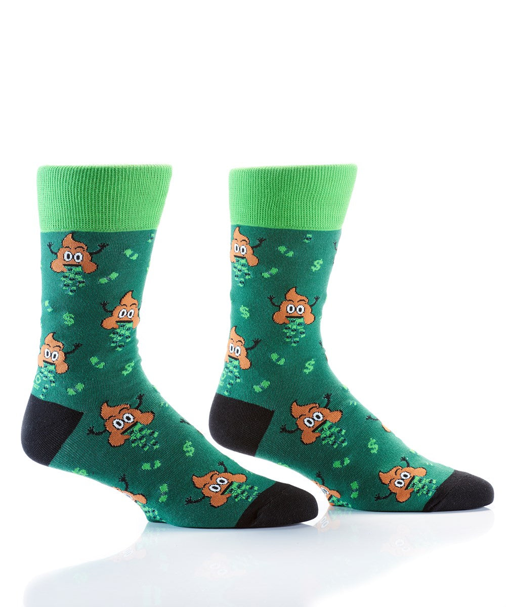 Emoji/Money Men's Yo Sox