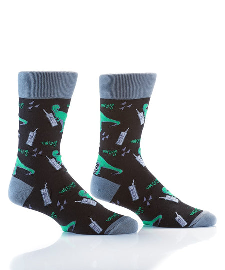 Vintage Dinosaur Men's Yo Sox