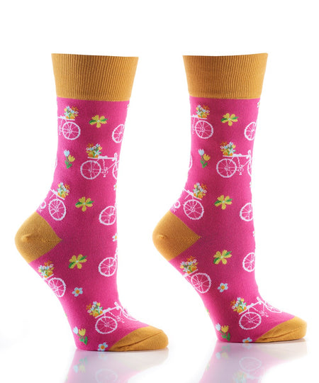 Flowers/Bikes Women's Yo Sox