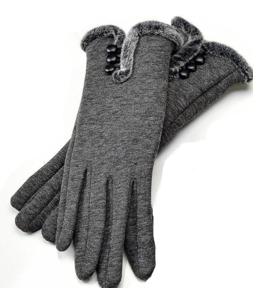 Cttn/Plystr Glove w/Touch Free