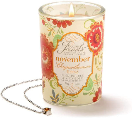 November Secret Jewels Candle