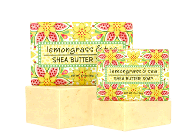 Lemongrass and Tea 6.4oz Soap