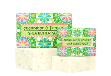 6.4oz Garden Soap-Cucumber & Freesia