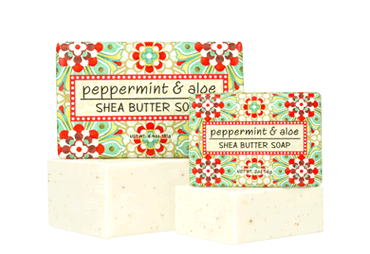 Peppermint & Aloe 6.4 oz Soap