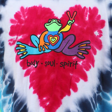 Heart Frog Tie Dye-Medium