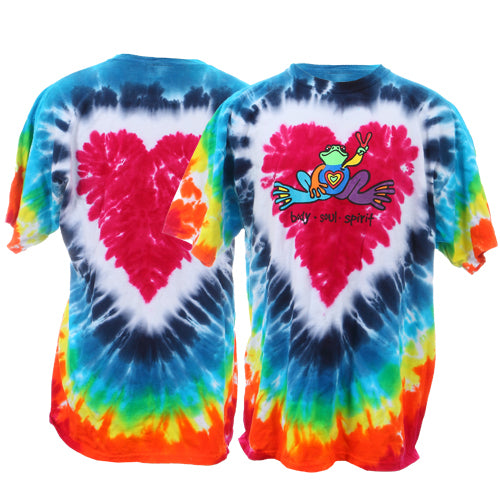 Heart Frog Tie Dye-Medium