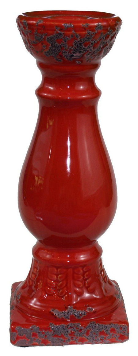 Candle Holder Red Large