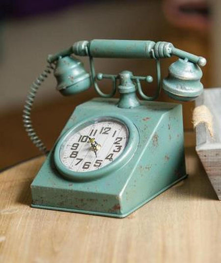 Retro Telephone Table Clock