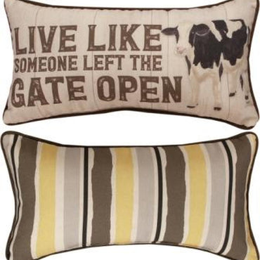 Farm Life/Gate Open Pillow