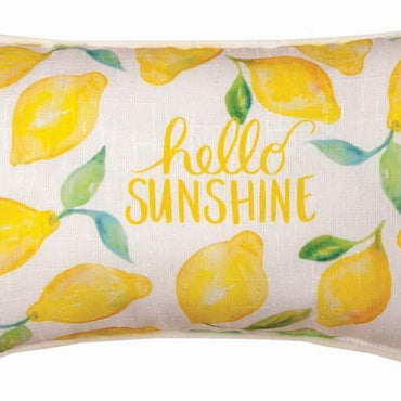 Hello Sunshine Lemon Pillow