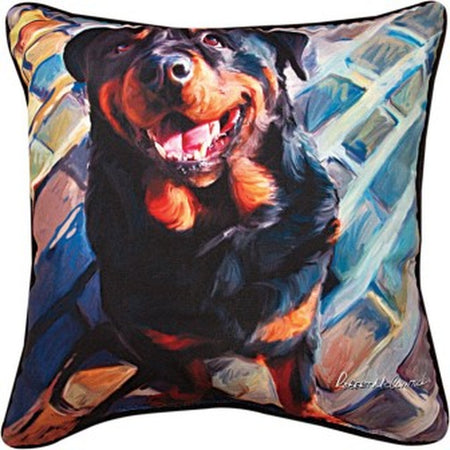 Handsome Rotteweiler Pillow