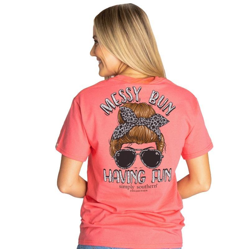 Messy Bun Shirt-  Large