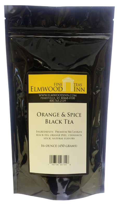 Ingredients: Premium black tea, cinnamon and orange pieces, lemon balm, lime leaves, natural flavors