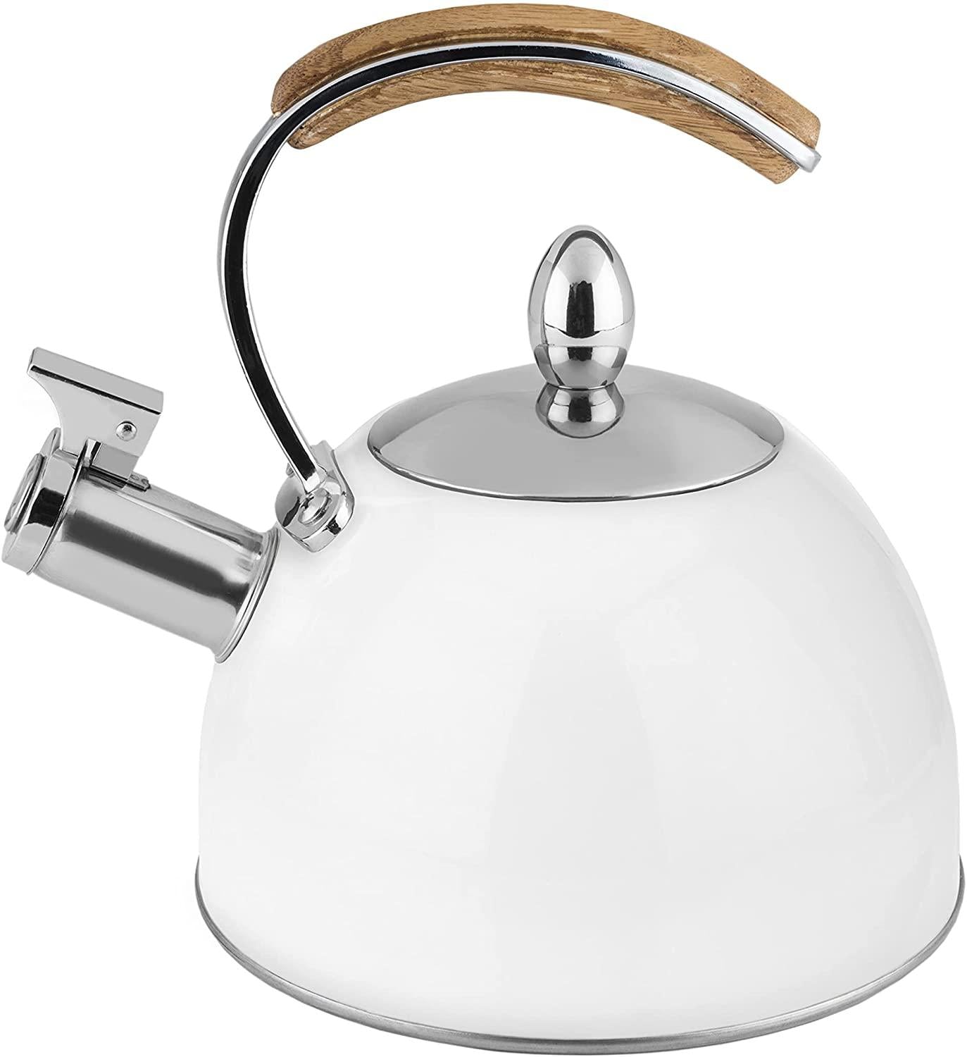 Presley White Tea Kettle