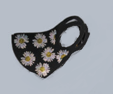 Rhinestone Fashion Mask- Flowers