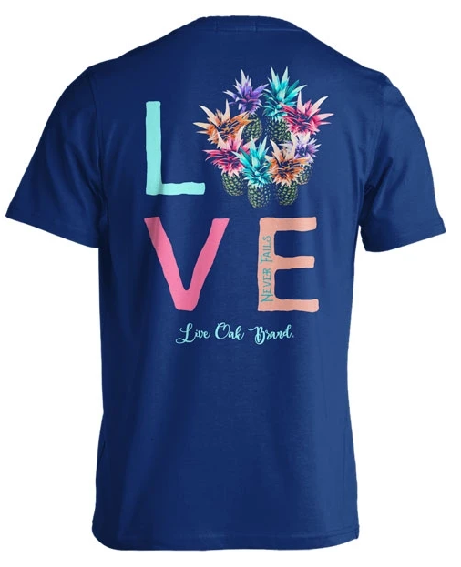 Live Oak Pineapples Shirt LG