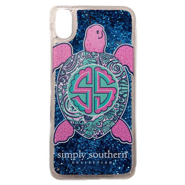 Turtle Blue Sparkle Phone Case