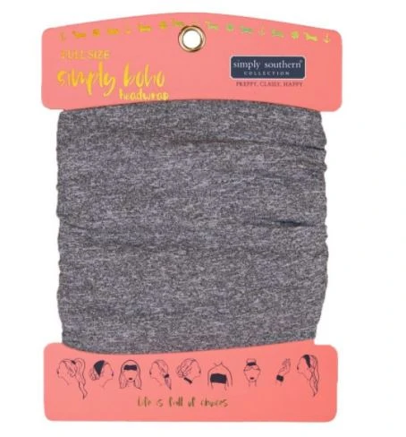 Simply Headband- Heather Gray