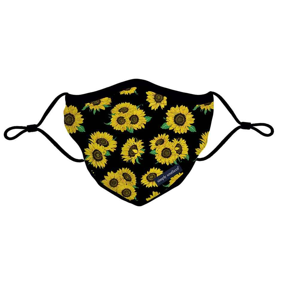 Simply Southern Youth Sunflower Mask