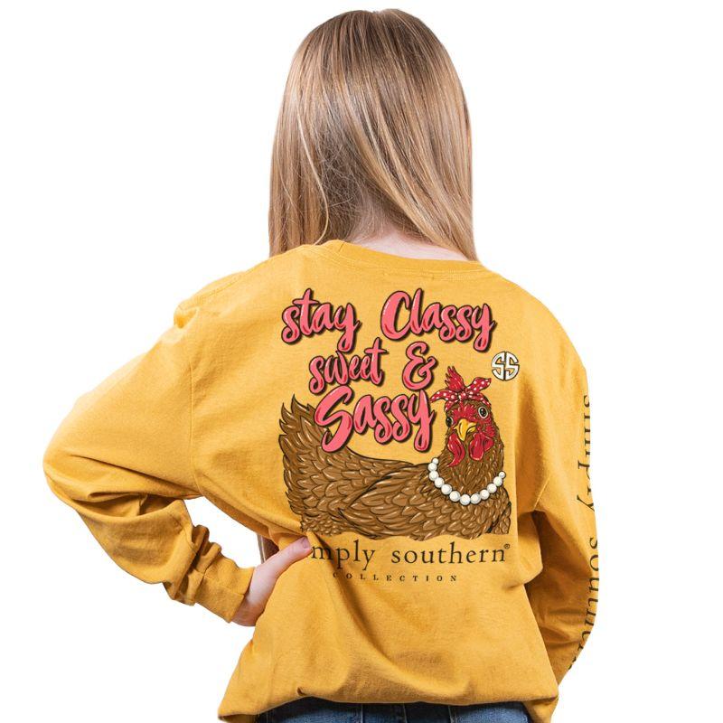 Stay Classy Chicken Shirt XL