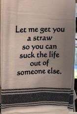 Straw/Someone Else Tea Towel