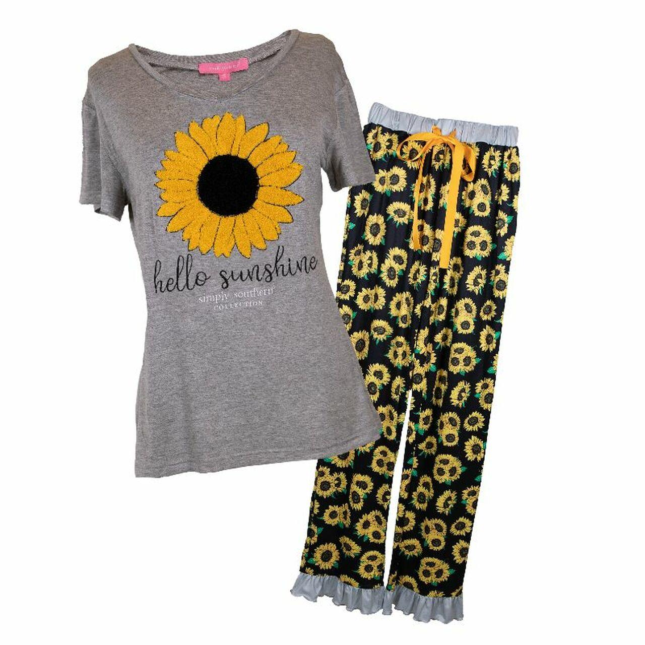 Sunflower Pajama Set XL