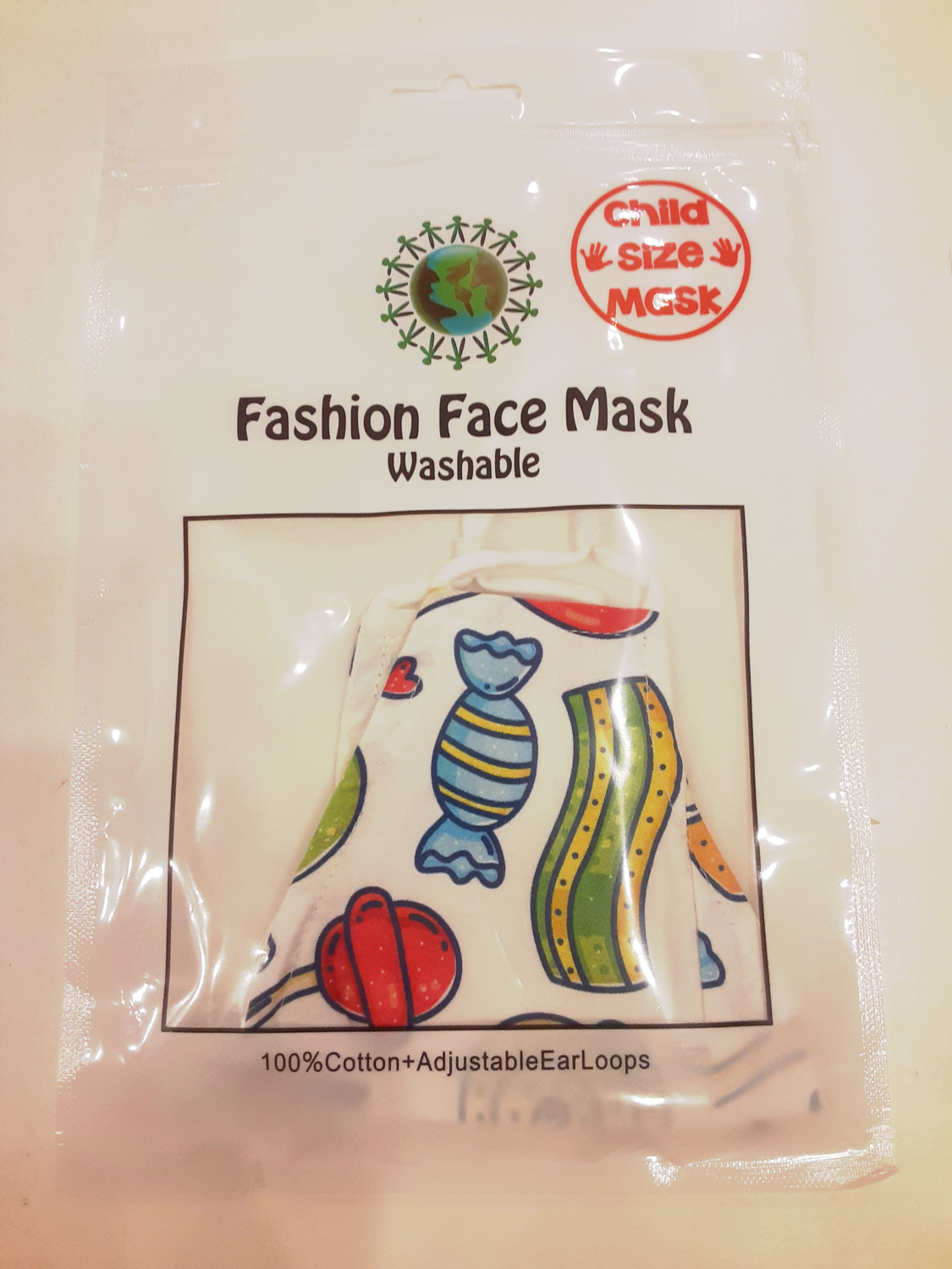 Washable Kid's Mask- Sweets