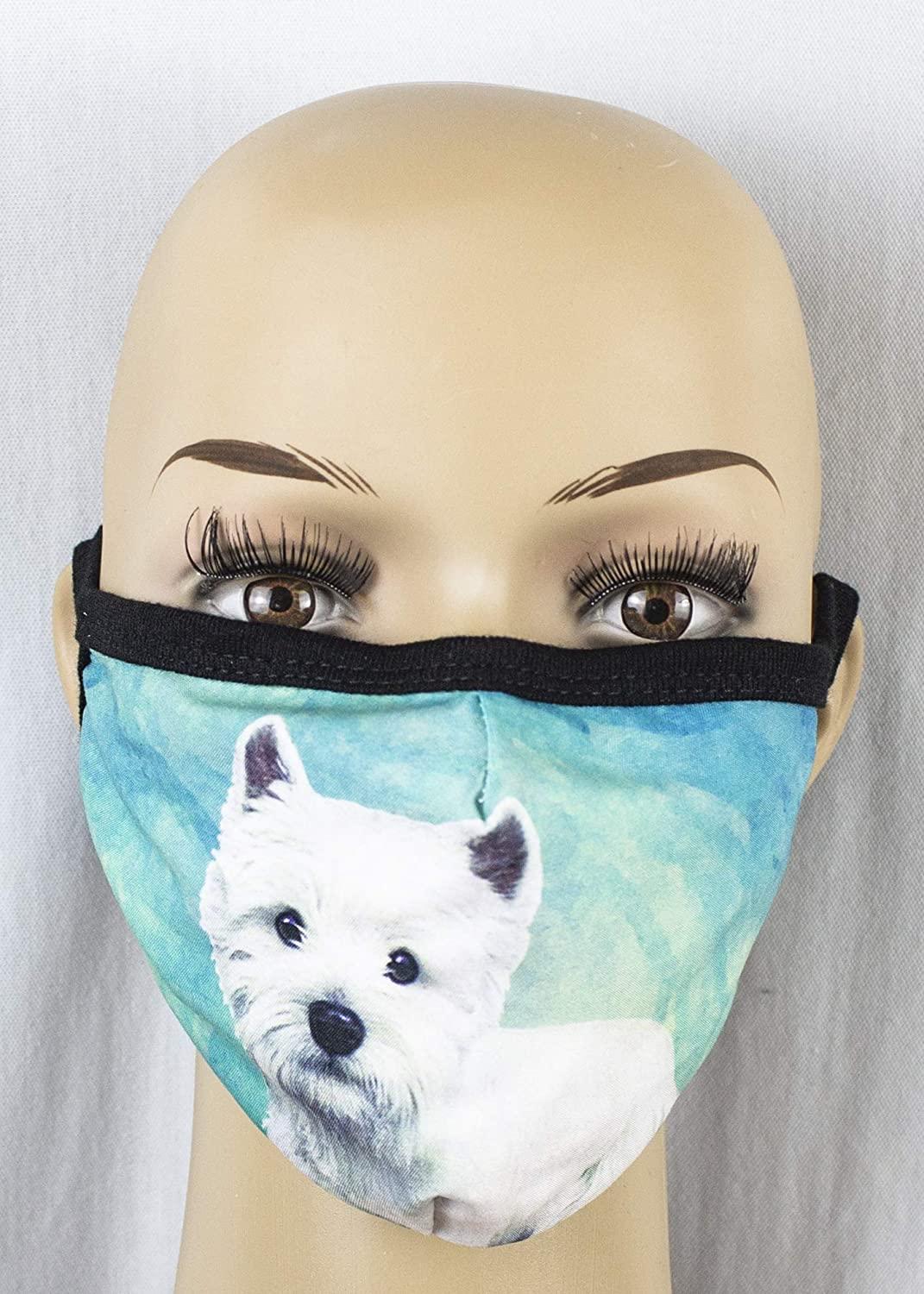 Westie Face Mask