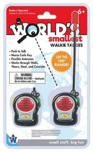 World's Smallest Walkie-Talkie