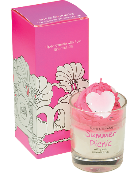 Summer Picnic- Piped Candle