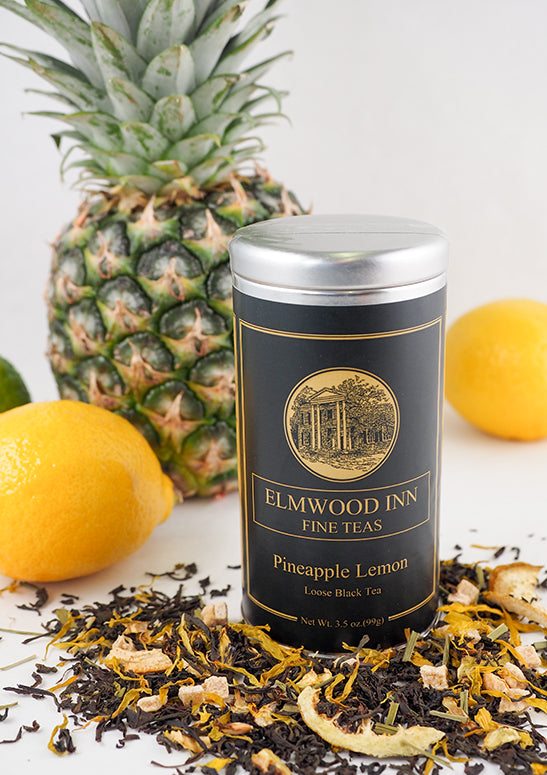 This is our new summertime blend that is filled with dried pineapple,lemon, lime and lemongrass. Drink it hot or over ice.  Ingredients: Premium black tea, lemongrass, pineapple, lime, natural flavors